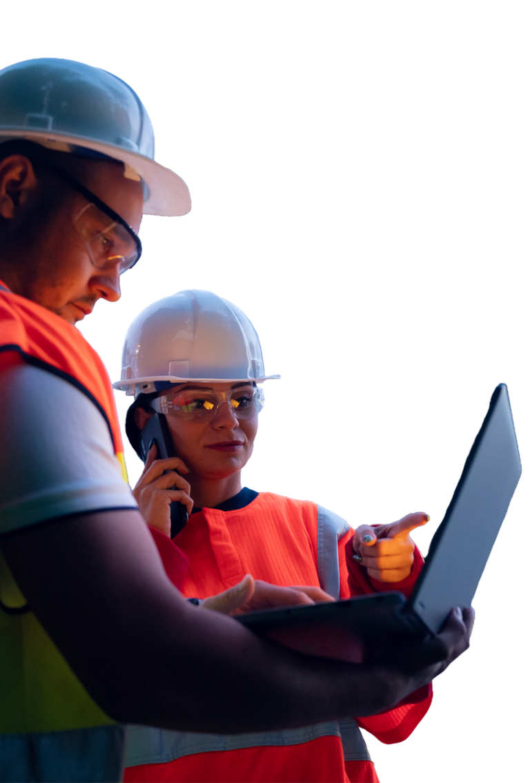 man en vrouw in gesprek